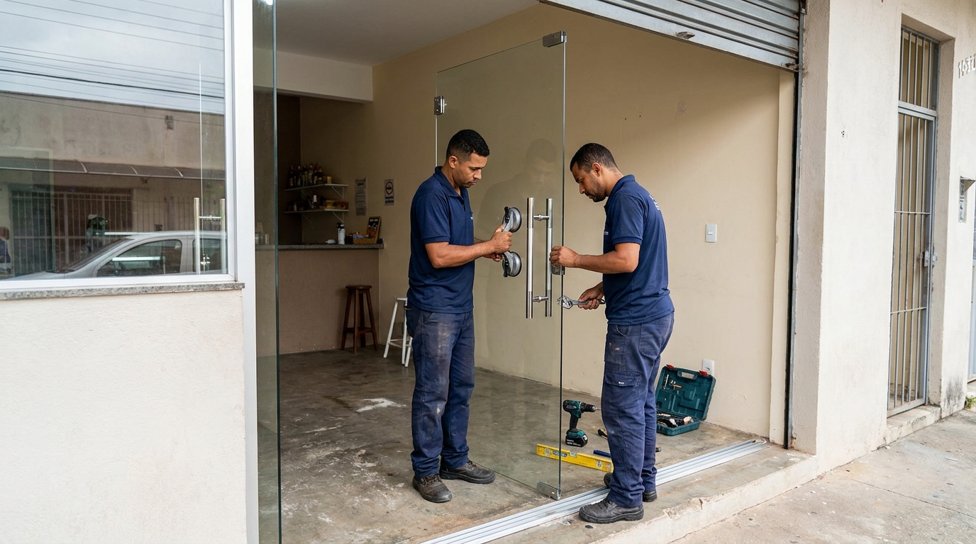 Portas em Vidro no Jardim Adriana, Itaquaquecetuba‑SP